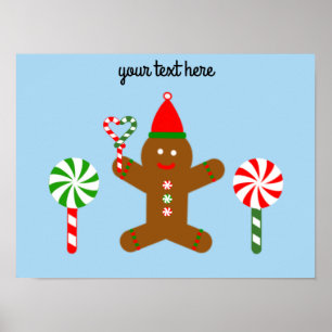 Gingerbrood Man #1 Poster