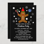 Gingerbrood Man #2-2 Uitnodigingskaart Save The Date (Voorkant / Achterkant)