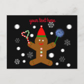 Gingerbrood Man #2 Briefkaart (Voorkant)