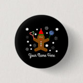 Gingerbrood Man #2 Button (Voorkant)