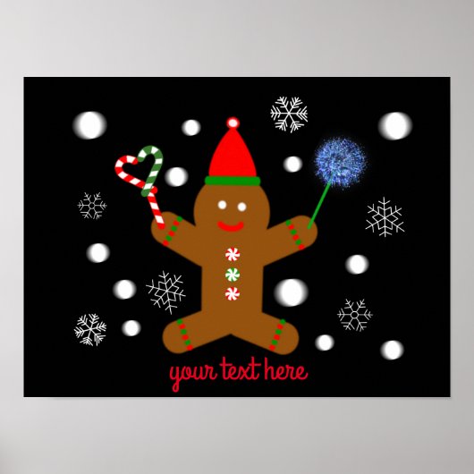 Gingerbrood Man #2 Poster (Voorkant)