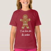 Gingerbrood Man Aangepast Funny Kerstmis T-shirt (Voorkant)