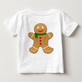 Gingerbrood Man Baby T-Shirt (Achterkant)