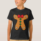 Gingerbrood Man Body Costume for Halloween of Chri T-shirt (Voorkant)