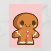 Gingerbrood Man Briefkaart (Voorkant)
