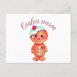 Gingerbrood Man Briefkaart
