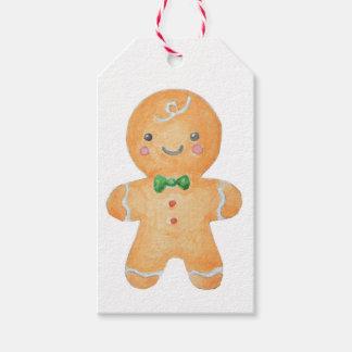 Gingerbrood Man Cadeaulabel