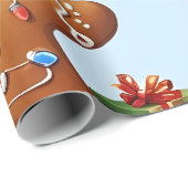 Gingerbrood Man Cadeaupapier (Rol Hoek)