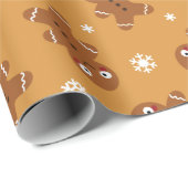 Gingerbrood Man Cadeaupapier (Rol Hoek)