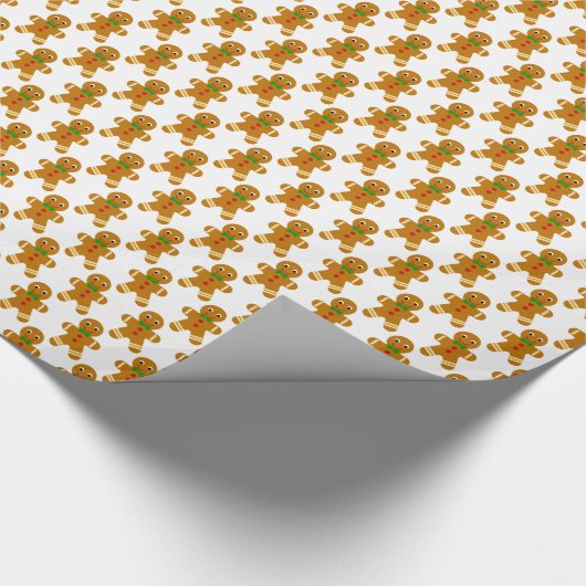 Gingerbrood Man Cadeaupapier (Hoek)