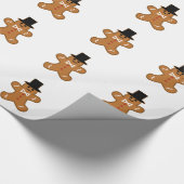 Gingerbrood Man Cadeaupapier (Hoek)