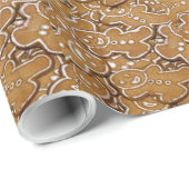 Gingerbrood Man Cadeaupapier (Rol Hoek)