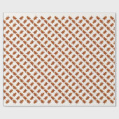 Gingerbrood Man Cadeaupapier (Vlak)