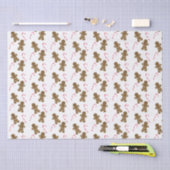 Gingerbrood Man Candy Cane Holiday Tissue Paper Tissuepapier (Craft)