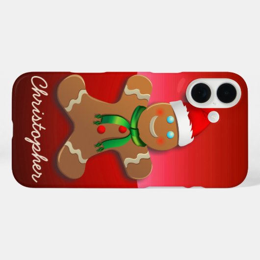  Gingerbrood Man Case-Mate iPhone Case (Achterkant (horizontaal))