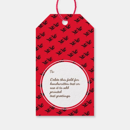 Gingerbrood Man Cookie Kerstfolk Art Gifts Cadeaulabel (Achterkant)