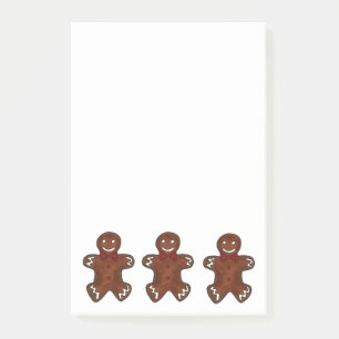 Gingerbrood Man Cookie Kerstmis Post-its Post-it® Notes