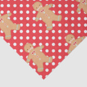 Gingerbrood Man Cookie Tissue Paper Tissuepapier (Detail)