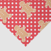 Gingerbrood Man Cookie Tissuepapier (Detail)