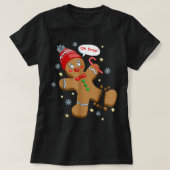 Gingerbrood Man Cookie X Mas Oh Snap Funny Cute Ch T-shirt (Design voorkant)