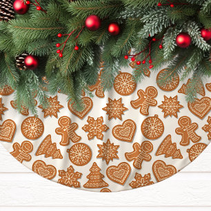 Gingerbrood Man Cookies Cute Kerstmis Kerstboom Rok