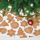 Gingerbrood Man Cookies Cute Kerstmis Kerstboom Rok