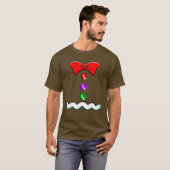 Gingerbrood Man Costume Novelty Kerstmis Mannen Wo T-shirt (Voorkant volledig)