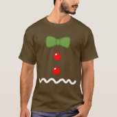 Gingerbrood Man Costume T-shirt (Voorkant)