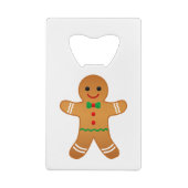 Gingerbrood Man - Creditcard Bottle Open Creditkaart Flessenopener (Achterkant)
