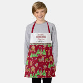 GingerBrood Man die kerstherinneringen aan het bak Schort (Gedragen)