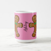 Gingerbrood Man die voetbal speelt | jouw namen to Koffiemok (Center)