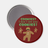 Gingerbrood Man Disguise Magneet (Voorkant / Achterkant)