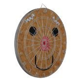 Gingerbrood Man Face Dartboard Dartbord (Voorkant Links)