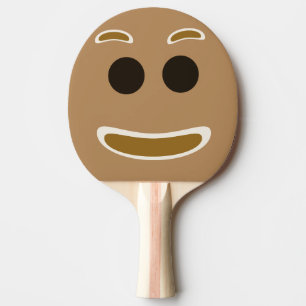 Gingerbrood Man Face Tafeltennisbatje