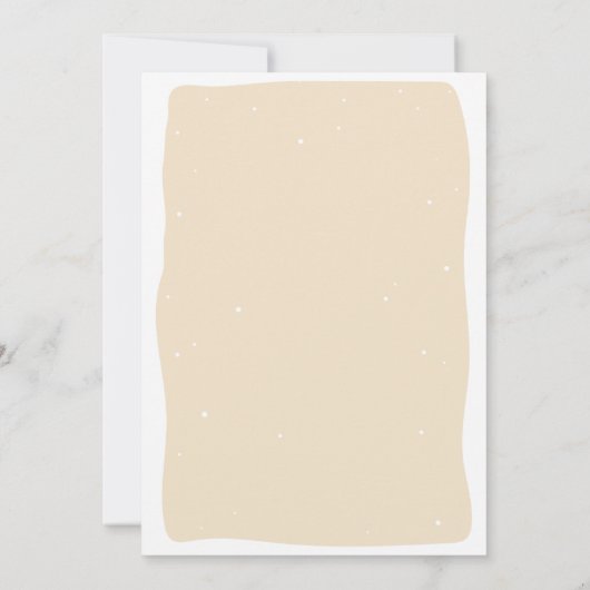 Gingerbrood Man Geslacht Kaart (Achterkant)