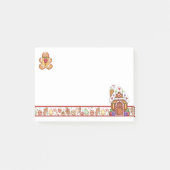 Gingerbrood Man & Gingerbrood House Post-it Note (Voorkant)