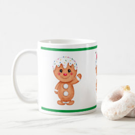 Gingerbrood Man Holiday Festive Kerstmis Koffiemok