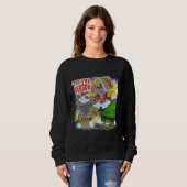 Gingerbrood Man Holiday Humor Sweatshirt (Voorkant volledig)
