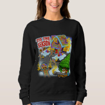 Gingerbrood Man Holiday Humor Sweatshirt