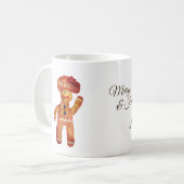 Gingerbrood Man Holiday Mok (Voorkant links)