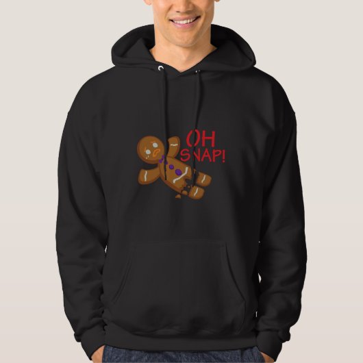 Gingerbrood Man Hoodie (Voorkant)
