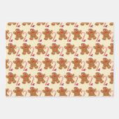 Gingerbrood Man Inpakpapier Vel (Voorkant)