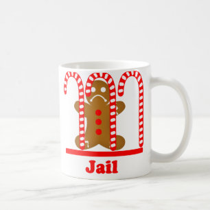 Gingerbrood Man Jail Break Koffiemok