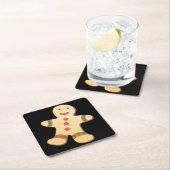Gingerbrood Man Kartonnen Onderzetters (Insitu)