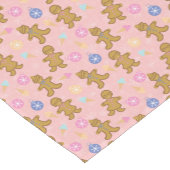 Gingerbrood Man, kerstballen Korte Tafelloper (Hoek)