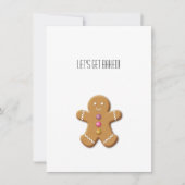 Gingerbrood Man, laten we een gekke grappigheid ma Notitiekaartje (Voorkant)