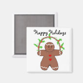 Gingerbrood Man Magneet (Voorkant / Achterkant)