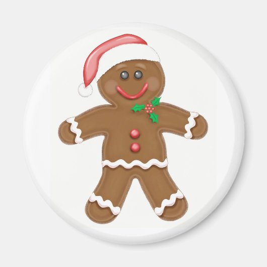Gingerbrood Man Magnet (Voorkant)