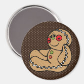 Gingerbrood Man Magnet (Voorkant / Achterkant)