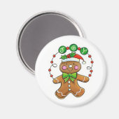 Gingerbrood Man Magnet (Voorkant / Achterkant)